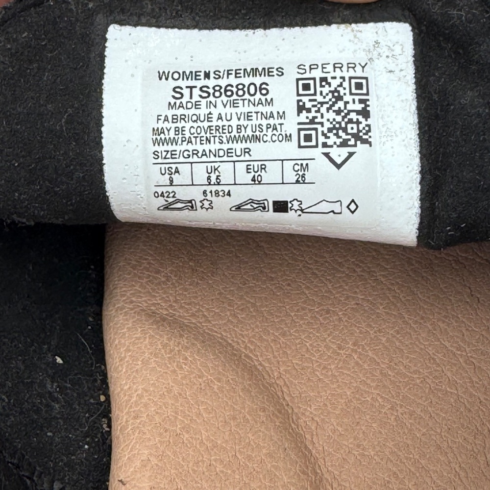 Women's Sperry Top-Sider Seaport Levy Leather Slip-On Loafer Memory Foam | Sz 9 - Picture 7 of 8